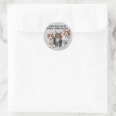 Cat Buiten de doos Sticker (Tas)