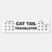 CAT-BUMPERSTICKER VOOR TAILTRANSLATOR BUMPERSTICKER (Voorkant)