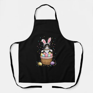 Cat Bunny Ears Eggs Meowy Easter Rabbit Lover Mann Schort