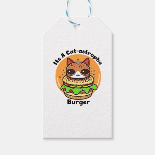 Cat Burger 1 Cadeaulabel (Voorkant)