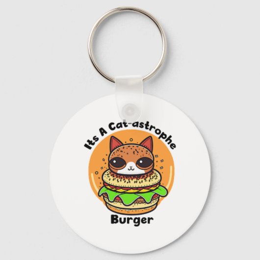 Cat Burger 1 Sleutelhanger (Voorkant)