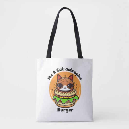 Cat Burger 1 Tote Bag (Voorkant)