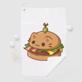 Cat Burger 2 Golfhanddoek (Insitu)