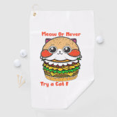 Cat Burger Golfhanddoek (Insitu)