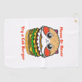 Cat Burger Golfhanddoek (Horizontaal)