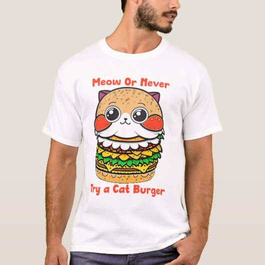 Cat Burger T-shirt (Voorkant)