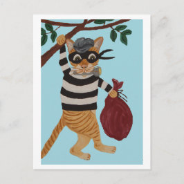 Cat Burglar Briefkaart