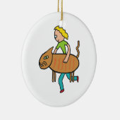 Cat Burglar Keramisch Ornament (Rechts)