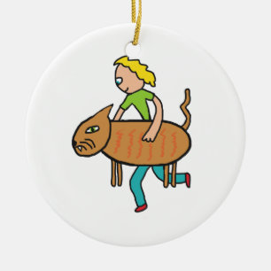 Cat Burglar Keramisch Ornament