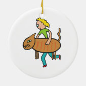 Cat Burglar Keramisch Ornament (Achterkant)