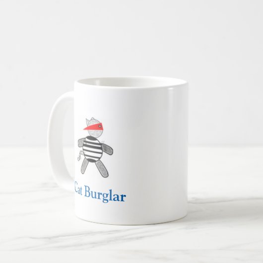 Cat Burglar Koffiemok (Voorkant links)