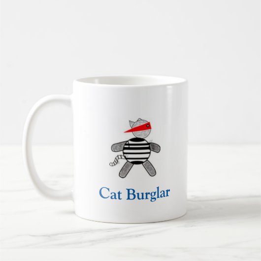 Cat Burglar Koffiemok (Links)