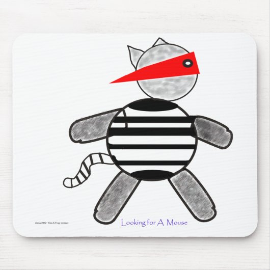 Cat Burglar MousePad Muismat (Voorkant)