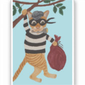 Cat Burglar Sticker (Voorkant)