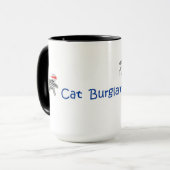 Cat Burglar's Tea Mok (Voorkant links)