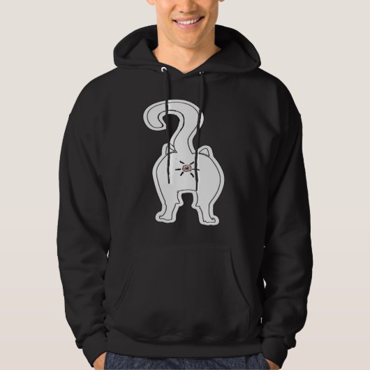 Cat Butt  Animal Hoodie (Voorkant)