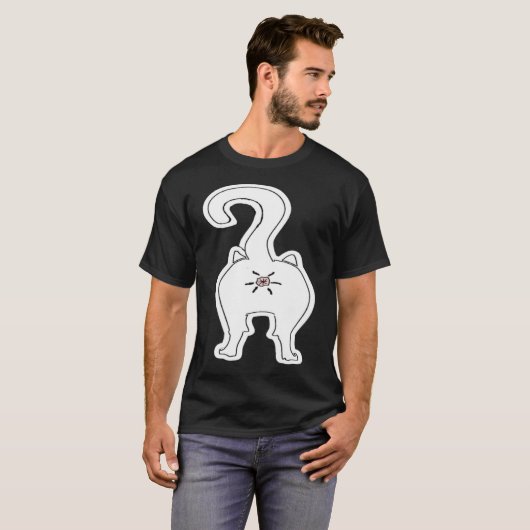 Cat Butt  Animal T-shirt (Voorkant volledig)