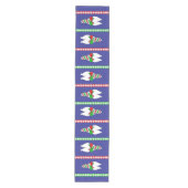 Cat Butt Christmas Green Medium Tafelloper (Voorkant)