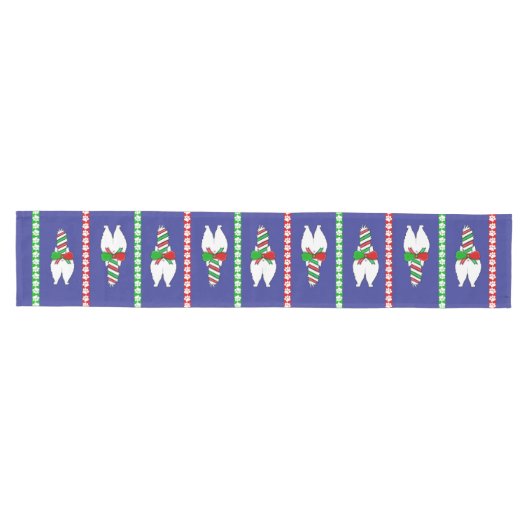 Cat Butt Christmas Green Medium Tafelloper (Horizontaal)