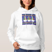 Cat Butt Christmas Groen Hoodie (Voorkant)
