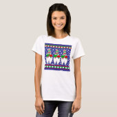 Cat Butt Christmas Groen T-shirt (Voorkant volledig)