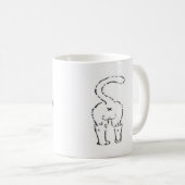 Cat Butt Coffee Mok (Voorkant rechts)