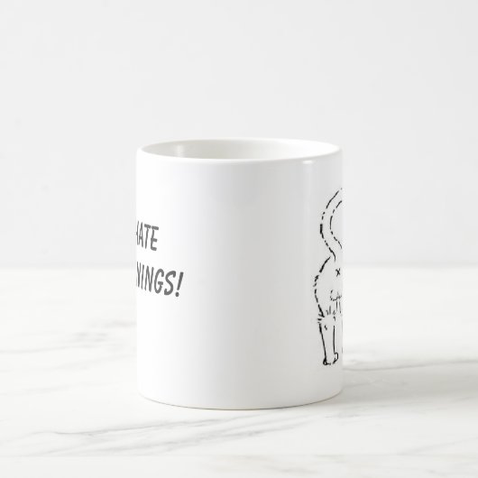 Cat Butt Coffee Mok (Center)