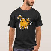 Cat Butt in Face Deal With It Glasses Meme Funny T-shirt (Voorkant)