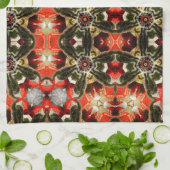 Cat Butt Kaleidoscoop Theedoek (Gevouwen)