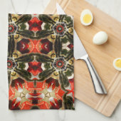 Cat Butt Kaleidoscoop Theedoek (Quarter Fold)