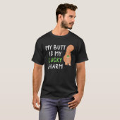 Cat Butt St Paddy s Lucky Green Saint Irish Shamro T-shirt (Voorkant volledig)