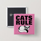 CAT-BUTTONNEN, VANGSTREGEL VIERKANTE BUTTON 5,1 CM (Voorkant /achterkant)