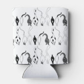 Cat Butts Pattern Blikjeskoeler (Achterkant)