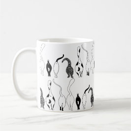 Cat Butts Pattern Koffiemok