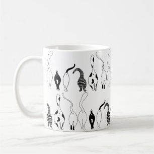 Cat Butts Pattern Koffiemok
