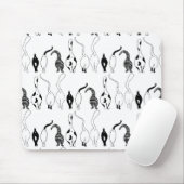 Cat Butts Pattern Muismat (Met muis)