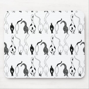 Cat Butts Pattern Muismat