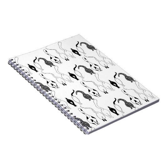 Cat Butts Pattern Notitieboek (Rechterzijde)
