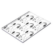 Cat Butts Pattern Notitieboek (Linkerzijde)