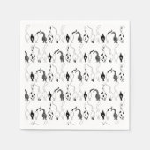 Cat Butts Pattern Servet (Voorkant)