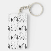 Cat Butts Pattern Sleutelhanger (achterkant)