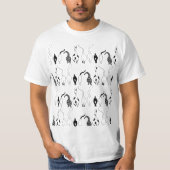 Cat Butts Pattern T-shirt (Voorkant)