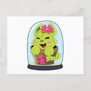 Cat Cactus Briefkaart