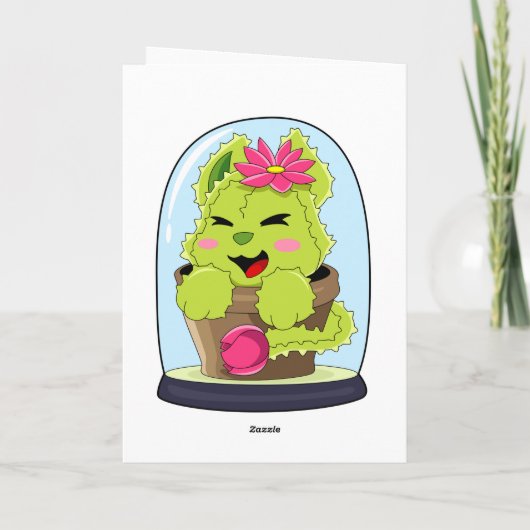 Cat Cactus Kaart (Achterkant)