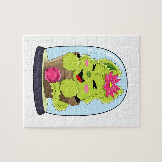 Cat Cactus Legpuzzel (Horizontaal)