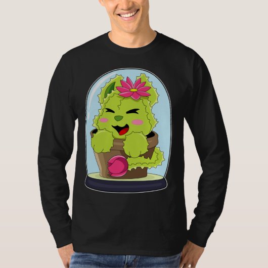 Cat Cactus T-shirt (Voorkant)