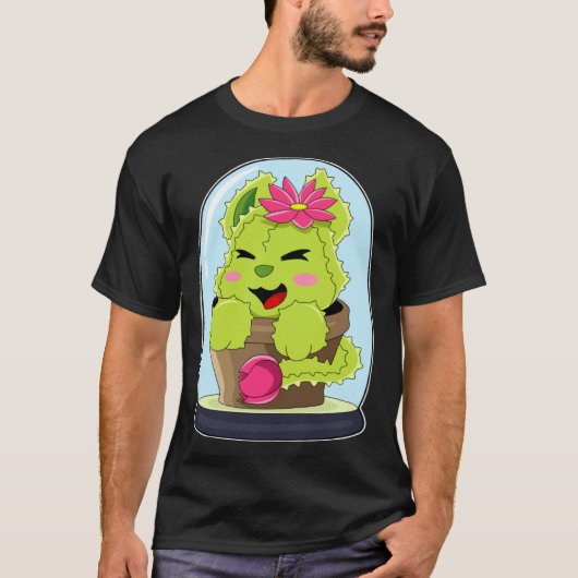 Cat Cactus T-shirt (Voorkant)