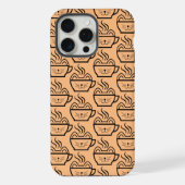 Cat Cafe patroon iPhone Hoesje (Achterkant)