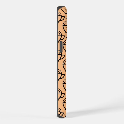 Cat Cafe patroon iPhone Hoesje (Rechterkant)