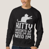 Cat Cake  Baking Cat  Cat sweets Trui (Voorkant)